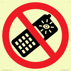 P910 Prohibition: No camera phones